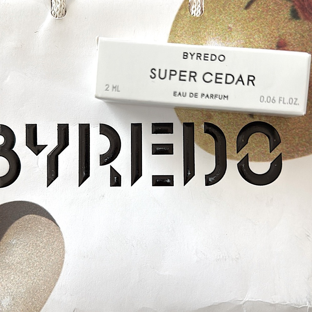 Byredo Super Cedar Deluxe Sample Size 2ml 0.06 fl oz NEW